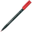 Staedtler 313 Lumocolor 9S black Staedtler 313 Lumocolor 2S red