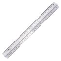 Handles ruler Centro translucent 30cm 