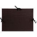 Zeichenmappe Kraft Noir A4 Innenklappen 