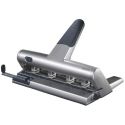 Hand-Held Hole Puncher silver XL with stop rail 