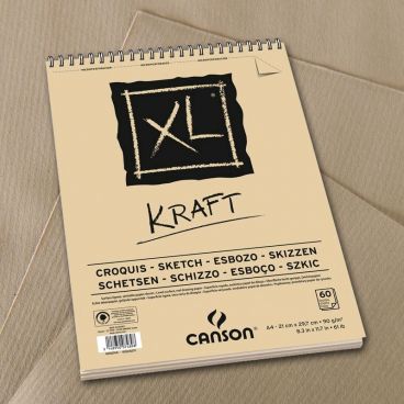 Sketch-pad XL 90g Kraft A4 