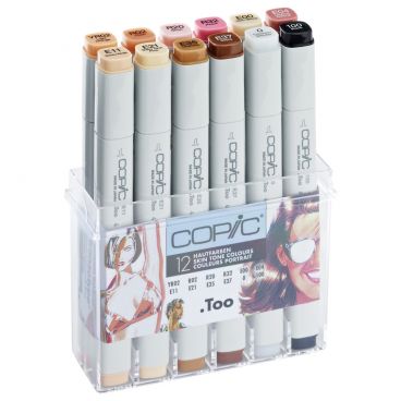 Copic Marker Set 12  Haut (Porträt) 