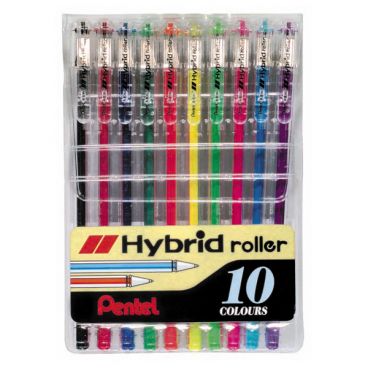 Pentel Hybrid K106-10 Set 