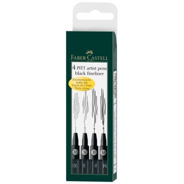 Faber-Castell PITT artist pen Set 4 