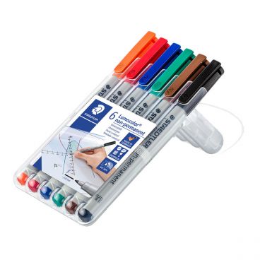Staedtler 316 Lumocolor WP6 F set 