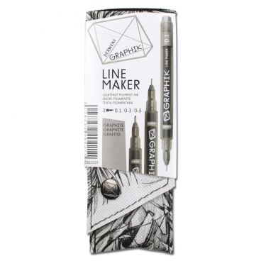 Derwent Graphik Line Maker 3er Set 