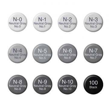 Copic Ink Set 12 NG 
