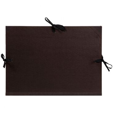 Zeichenmappe Kraft Noir A4 Innenklappen 