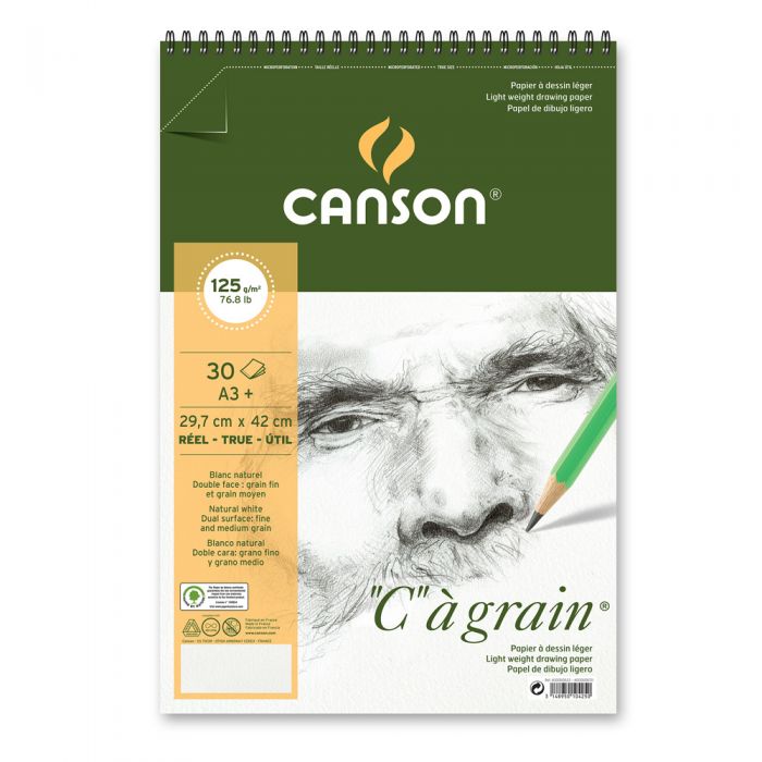 Sketch-Pad "C" á grain A3 125g opaque 