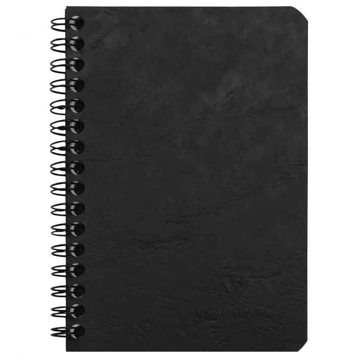 Spiralblock kariert schwarz 90g 