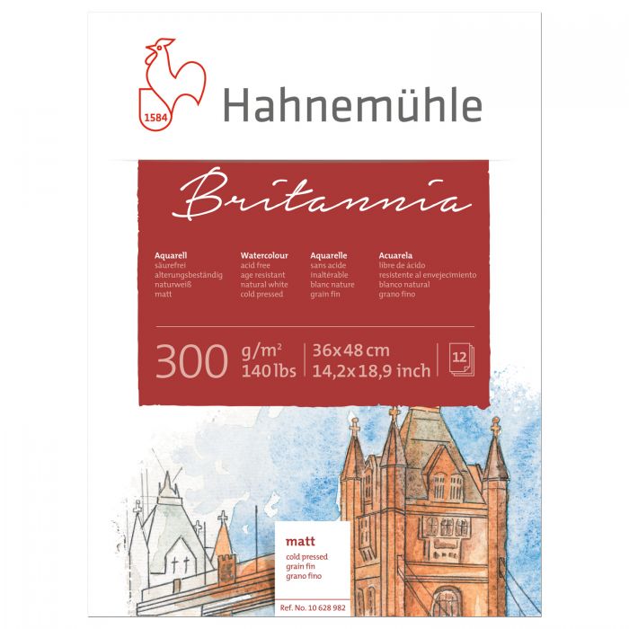 Hahnemühle Aquarellblock Britannia 300g 