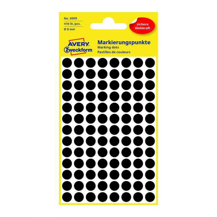 Marking points black 8 