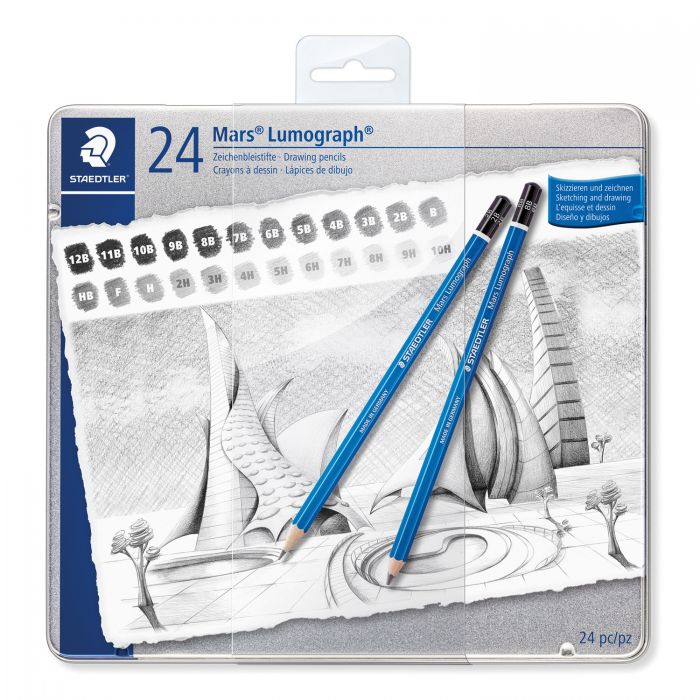 Staedtler Mars Lumograph Pencil Set 