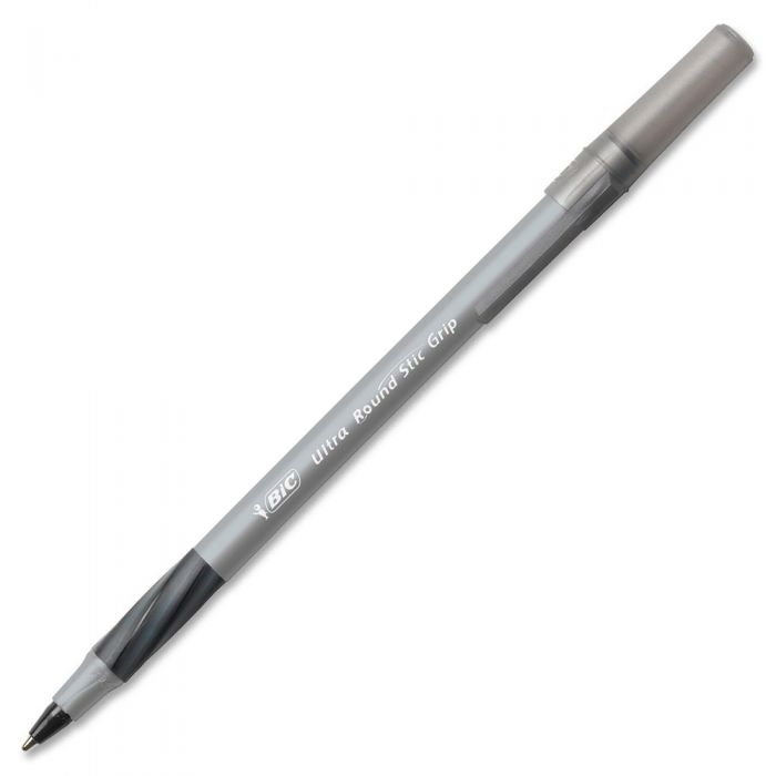 Bic Ultra Round Stic Grip Ballpoint Pen 