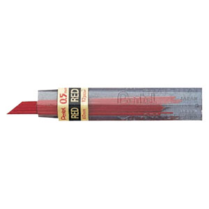 Pentel color lead PPR-5 red 