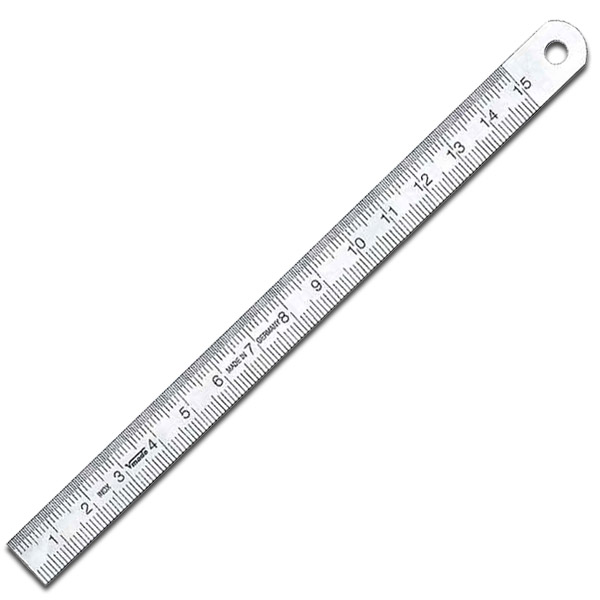 Steel-Ruler, flexible 100 