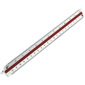Rumold Precision 3-edged-ruler 