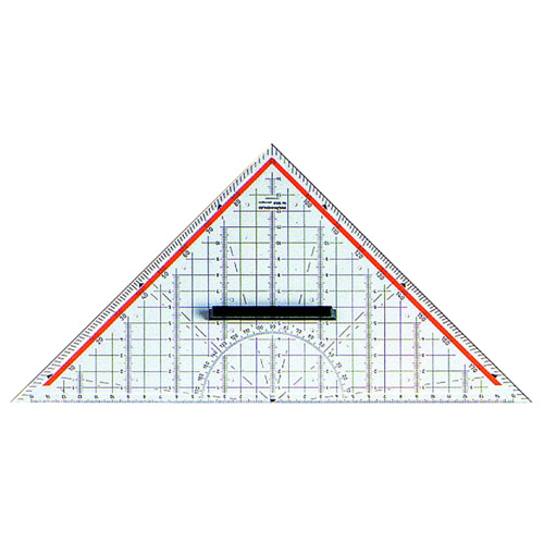 Rumold Geodreieck 1058 mit Symbolen 