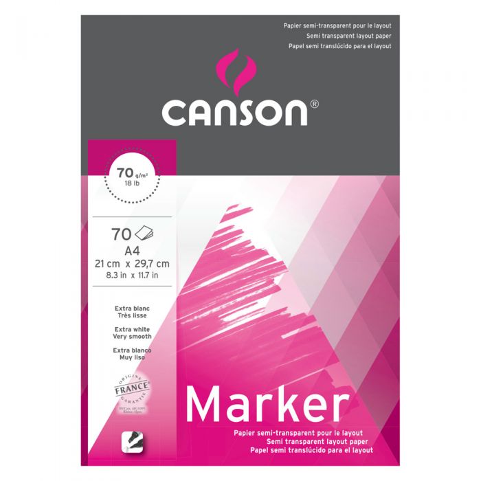 Canson Layout Marker Pad 70g A4 