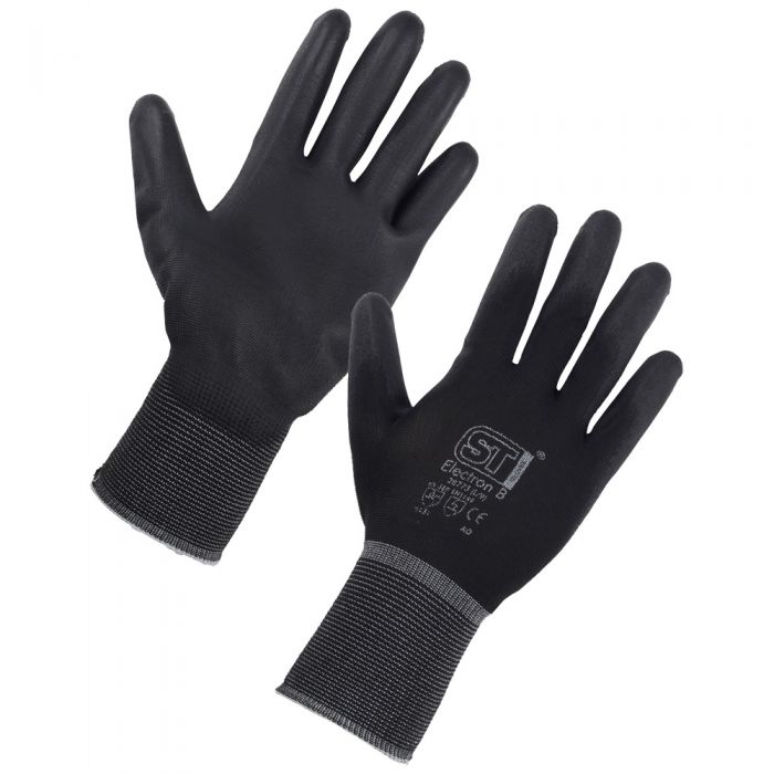 Clay gloves black L 